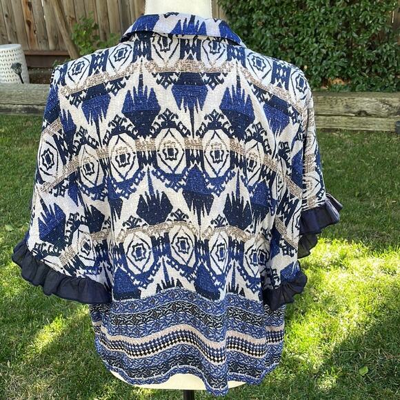 Kas Designs Batwing Blouse Women's Size Medium - Picture 6 of 13
